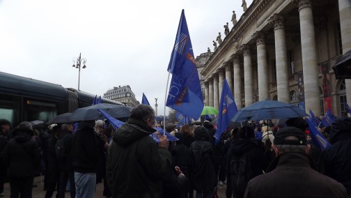31 janvier 2026 Bordeaux. Appel de soutien aux forces de Police
